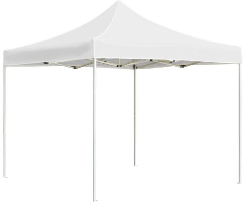 Professional folding party tent aluminum 2 x 2 m white - Garden Gazebo - Main image