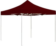 Professional folding party tent aluminum 2 x 2 m burgundy - Garden Gazebo