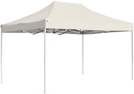 Professional folding party tent aluminum 4.5 x 3 m cream - Garden Gazebo