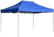 Professional folding party tent aluminum 4.5 x 3 m blue - Garden Gazebo