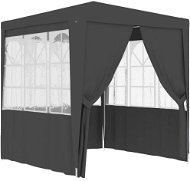 Profi party tent with sides 2.5 x 2.5 m anthracite 90 g / m2 - Garden Gazebo