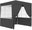 Profi party tent with sides 2.5 x 2.5 m anthracite 90 g / m2