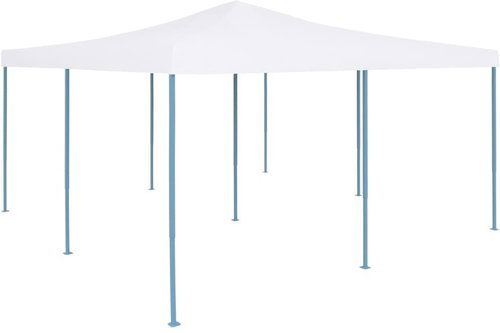Folding gazebo 5 x 5 m white - Garden Gazebo - Main image