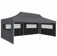 Folding scissor party tent with side walls 3x6 m anthracite - Party Tent