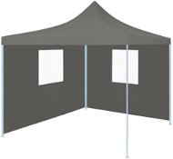 Folding party tent with 2 side walls 3 x 3 m anthracite - Party Tent