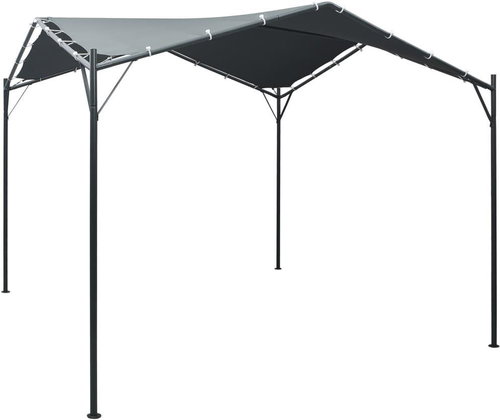 Garden gazebo 3 x 3 m anthracite steel - Garden Gazebo - Main image