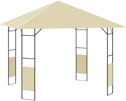 Garden gazebo 3 x 3 x 2.6 m cream 160 g / m2 - Garden Gazebo - Main image