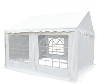 Garden gazebo PVC 4 x 4 m white - Garden Gazebo