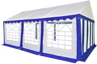 Garden gazebo PVC 4 x 6 m blue-white - Garden Gazebo