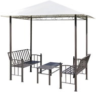 Garden gazebo with table and benches 2,5x1,5x2,4 m - Garden Gazebo