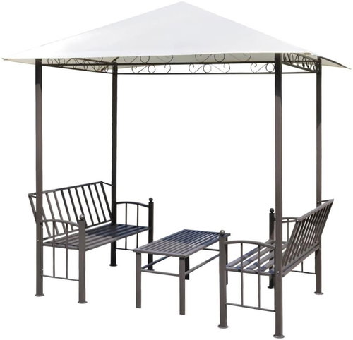 Garden gazebo with table and benches 2,5x1,5x2,4 m - Garden Gazebo - Main image