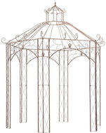 Garden gazebo antique brown 3 m iron - Garden Gazebo