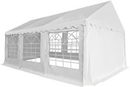 Garden arbor, PVC, 4x6 m, white - Garden Gazebo
