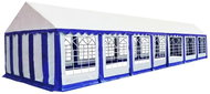 Garden Gazebo, PVC, 6x14m, Blue-white - Garden Gazebo