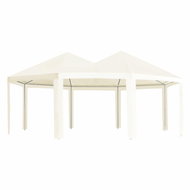Garden party tent 600 x 440 x 330 cm cream - Garden Gazebo