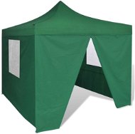 Garden Gazebo Green folding party tent 3 x 3 m with 4 walls - Zahradní altán