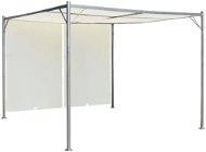 Pergola with Adjustable Roof, Creamy White 3 x 3m Steel - Garden Gazebo