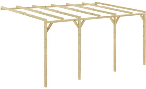 Garden Pergola on the Wall 5 x 3 x 2.1cm Wood - Pergola - Main image