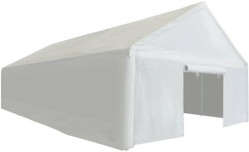 Storage tent PE 5 x 10 m white - Garden Gazebo - Main image