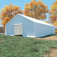 Storage Tent PE 6 x 12m White - Garden Gazebo