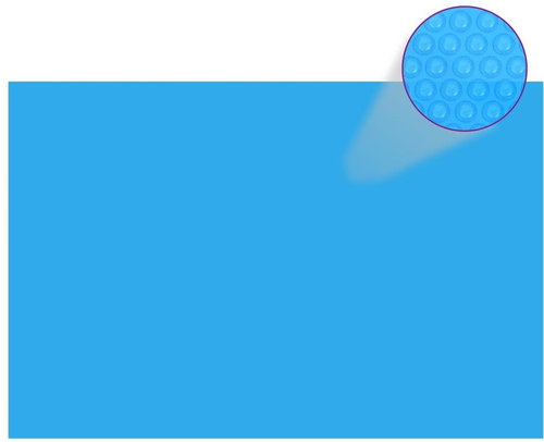 Rectangular pool cover 300 x 200 cm blue PE - Solar Blanket - Main image