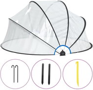SHUMEE Kopule na bazén kulatá 315 × 158 cm, PVC - Pool Shade