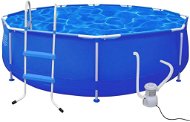 Kulatý bazén 360 x 76 cm s žebříkem a s filtračním čerpadlem - Bazén