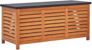 Garden Storage Box 117 x 50 x 55cm Solid Eucalyptus Wood - Garden Bbox