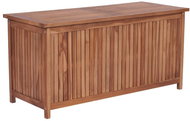 Garden Storage Box 120 x 50 x 58cm Solid Teak Wood - Garden Bbox