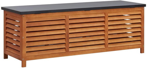 Garden Storage Box 150 x 50 x 55cm Solid Eucalyptus - Garden Bbox - Main image