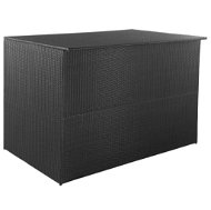 Garden Storage Box Black 150 x 100 x 100cm Polyrattan - Garden Storage Box