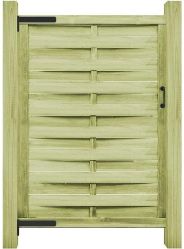 Garden gate impregnated pine 100×175 cm green - Fence Gate - Main image