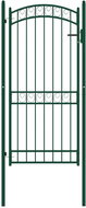 Zahradní branka s obloukem ocelová 100×200 cm zelená - Fence Gate
