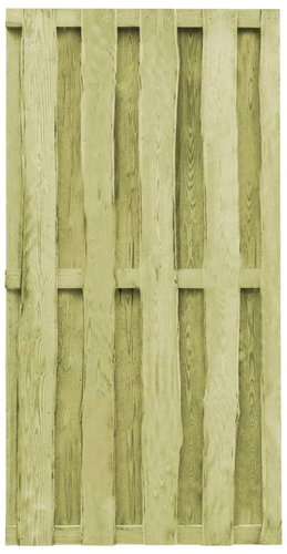 Garden gate impregnated pine 100×197 cm green - Fence Gate - Main image