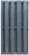 Garden gate impregnated pine 100×197 cm grey - Fence Gate
