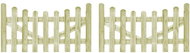 Garden 2-leaf gate impregnated pine 150×80 cm - Gate