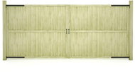 Zahradní brána 2křídlá impregnovaná borovice 400×175 cm - Brána