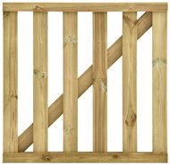 Garden slat gate impregnated pine 100×100 cm - Fence Gate