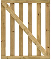 Garden slat gate impregnated pine 100×120 cm - Fence Gate