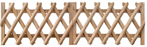 Garden gate 2-leaf impregnated pine 300×60 cm - Gate - Main image