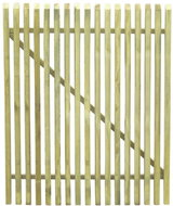 Slatted garden gate impregnated pine 100×125 cm - Fence Gate