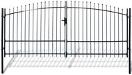 Dvoukřídlá brána s hroty 400×248 cm - Brána
