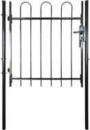 Single leaf fence gate with arches on the top 100×120 cm - Fence Gate