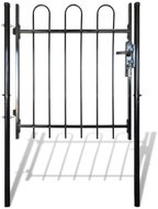 Single leaf fence gate with arches on the top 100×150 cm - Fence Gate