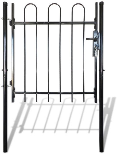 Single leaf fence gate with arches on the top 100×150 cm - Fence Gate - Main image