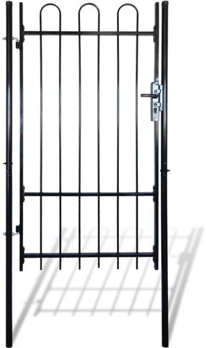 Single leaf fence gate with arches on the top 100×175 cm - Fence Gate - Main image