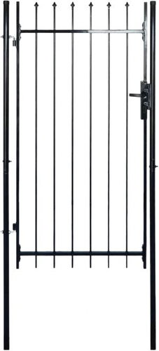 Single leaf fence gate with spikes on top 100×150 cm - Fence Gate - Main image