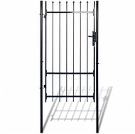 Single leaf fence gate with spikes on top 100×175 cm - Fence Gate