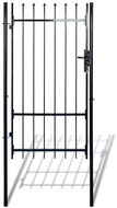 Single leaf fence gate with spikes on top 100×198 cm - Fence Gate