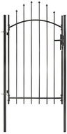 Garden gate steel 1×2,25 m black - Fence Gate